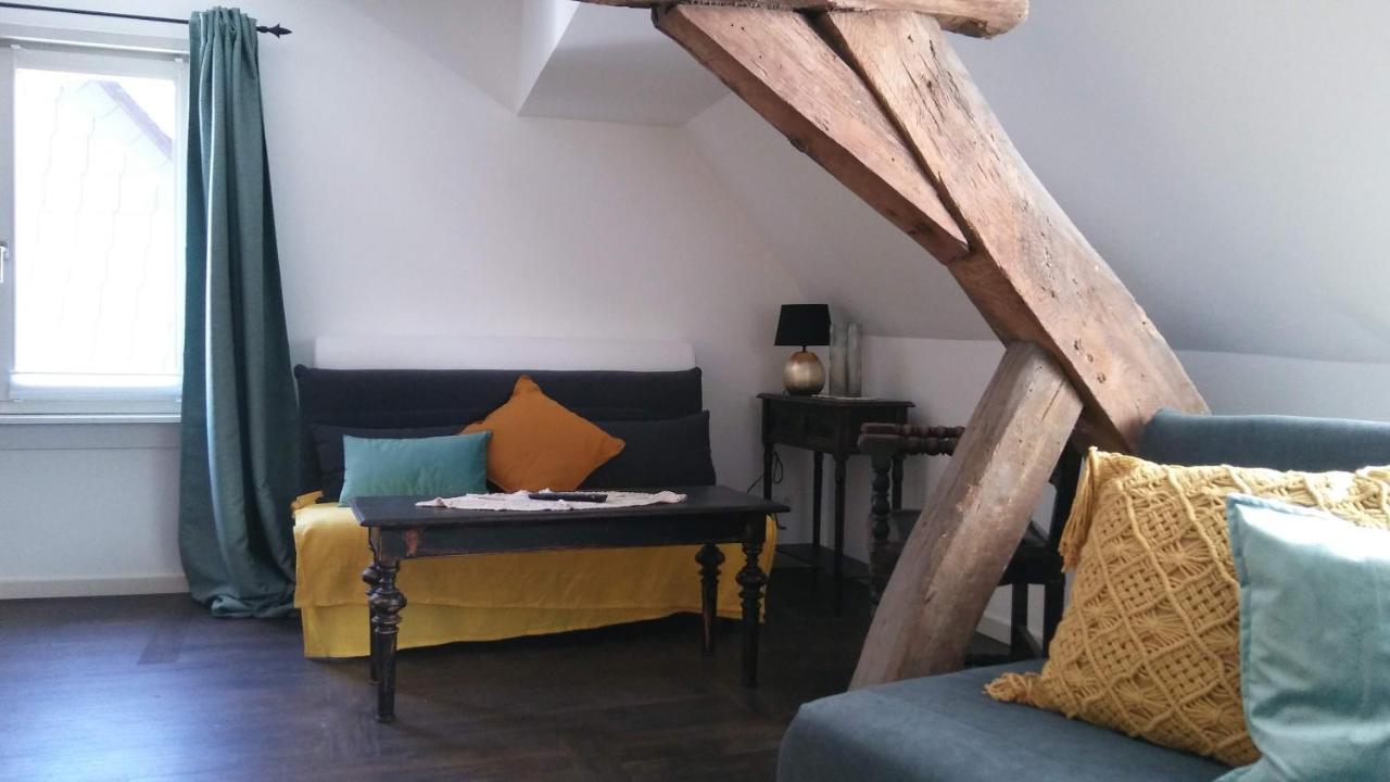 Manoir -1654- Historisch Schlafen In Monschaus Altstadt Bagian luar foto